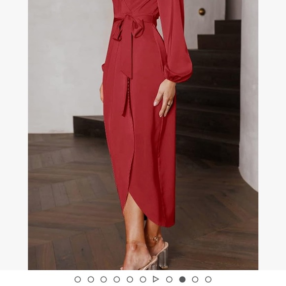 Vintage Inspired Red Dress - Picture 6 of 14